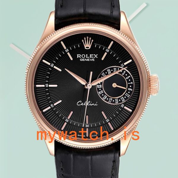Rolex Cellini Mens M50515-0011 39mm Rose Gold-tone: A Timeless Masterpiece