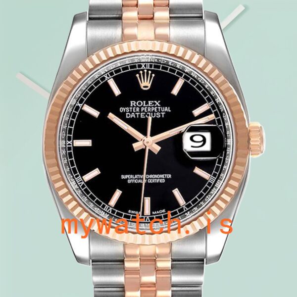 Rolex Datejust Men’s 116231 36mm Automatic Black Dial: A Timeless Classic