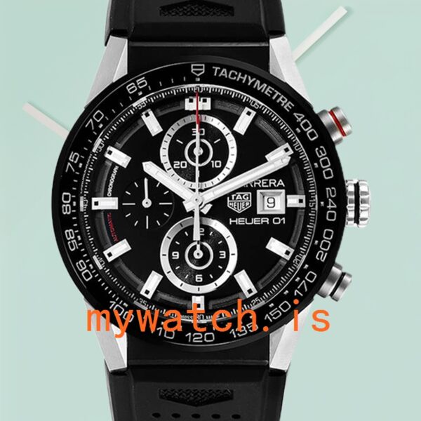 Tag Heuer Carrera 43mm Mens CAR201Z.BA0714 Black Dial: Genuine vs. Replica