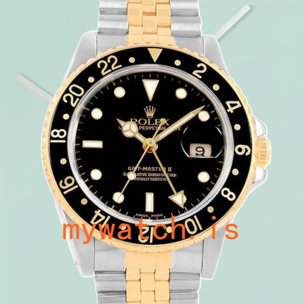 Rolex GMT Master 40mm 16713BKSJ-1 Mens Automatic: Genuine vs. Replica
