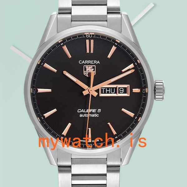 Tag Heuer Carrera 43mm WAR201C.BA0723 Mens Black Dial: Genuine vs. Replica