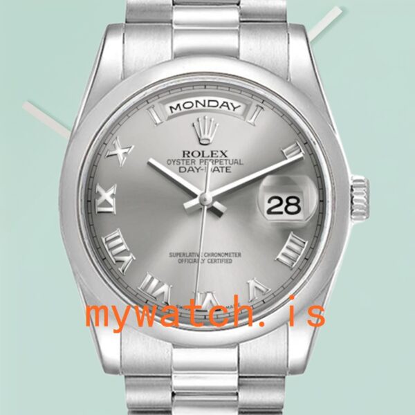 Rolex Day-Date 118206 Mens 36mm Automatic: Genuine vs. Replica Analysis