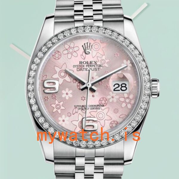 Rolex Datejust 36mm 116244PFAJ Mens Pink Floral Dial: A Timeless Masterpiece