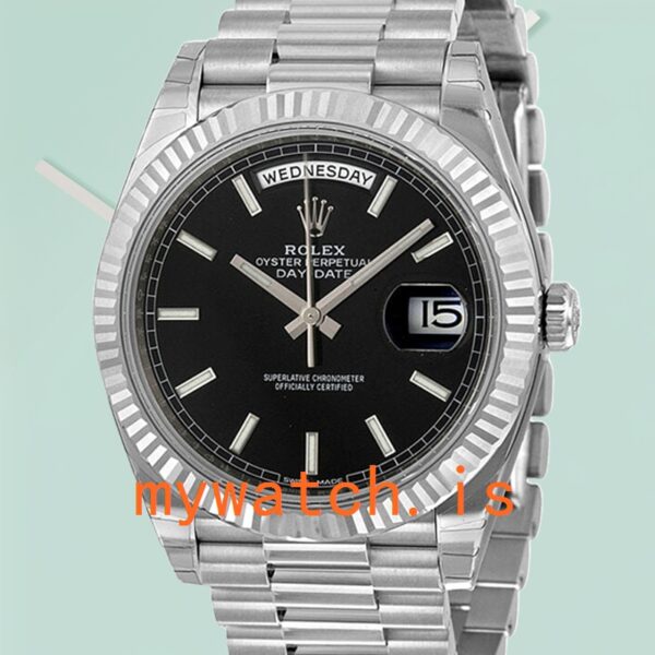 Rolex Day-Date Men’s M228239-0004 40mm Black Dial: A Timeless Masterpiece