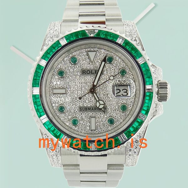 Rolex Submariner 40mm Mens 116659 Diamond Bezel: Genuine vs. Replica