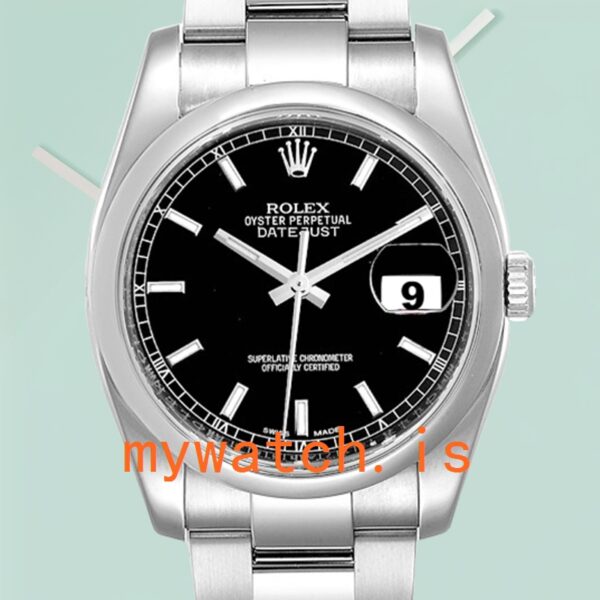 Rolex Datejust 36mm 116200BKSO: A Timeless Classic