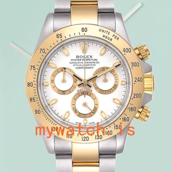 Rolex Daytona 116523-WSO Mens 40mm Stainless Steel: Genuine vs. Replica