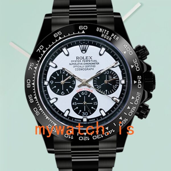 Rolex Daytona 116500 Mens 40mm Black-tone: Genuine vs. Replica Analysis