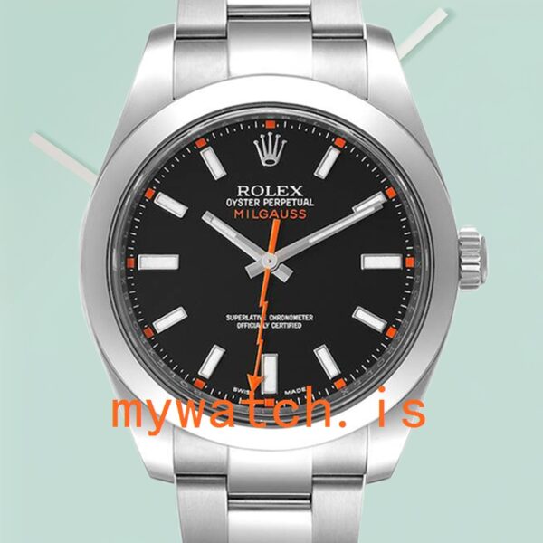 Rolex Milgauss 40mm 116400BKSO Mens Oyster Bracelet: Genuine vs. Replica Analysis